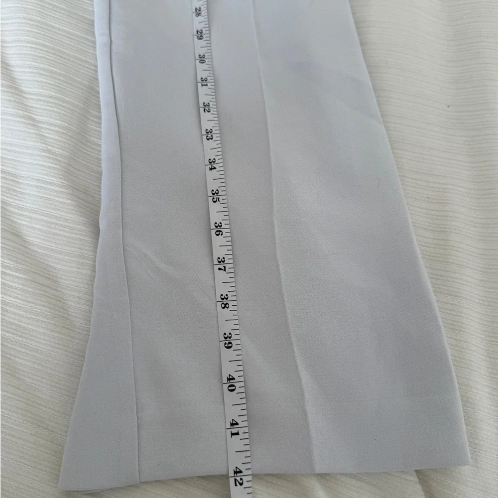 Aritzia Wilfred Effortless Cuffed Prose Pants Smocked Lilac Gray Size 2